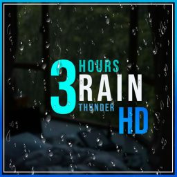 Artwork for 3 HOURS RAIN THUNDER | NIGHT RELAX | SLEEP