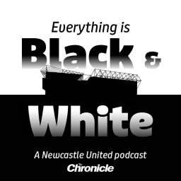 Artwork for Everything is Black and White - a Newcastle United podcast