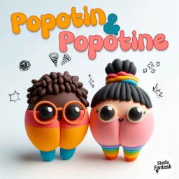 Artwork for Popotin et Popotine (Histoires pour enfants)