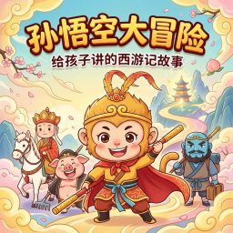 Artwork for 喜洋洋讲西游记丨儿童广播剧丨多角色配音｜给孩子听