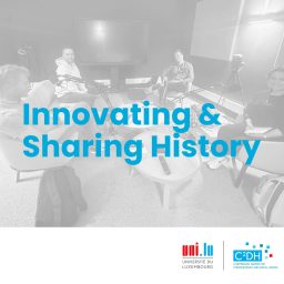 Artwork for C²DH Innovating & Sharing History