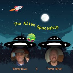 Artwork for THE ALIEN SPACESHIP