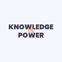 Artwork for Knowledge is Power