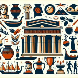 Artwork for 100 Facts About Ancient Greece