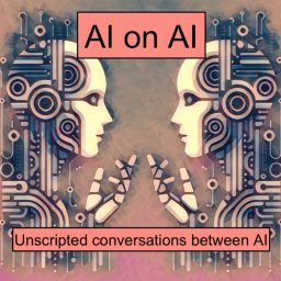 Artwork for AI on AI: Unscripted conversations between AI.