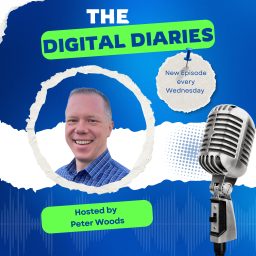 Artwork for The Digital Diaries 
Hosted by Peter Woods