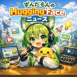 Artwork for ずんだもんのHugging Faceニュース