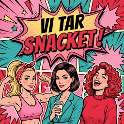 Artwork for Vi tar snacket!